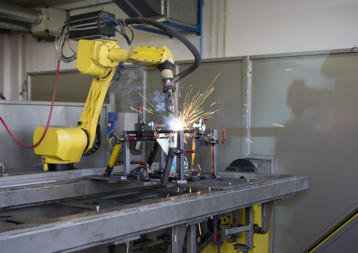 How fast can a robotic welder weld