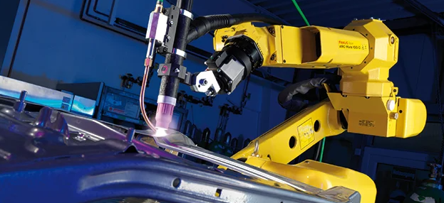 What is the difference between TIG and MIG welding done by robots