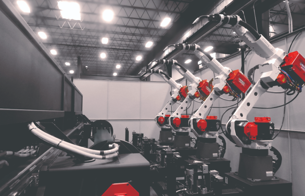 What are the hazards of robotic welding