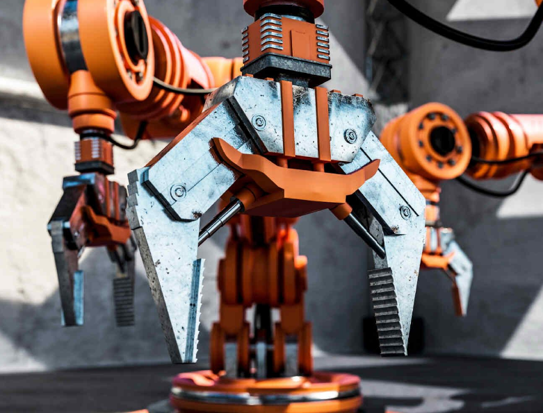 What percentage of robots are used for welding
