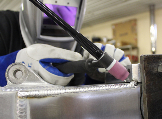 How does gas flow affect TIG welding