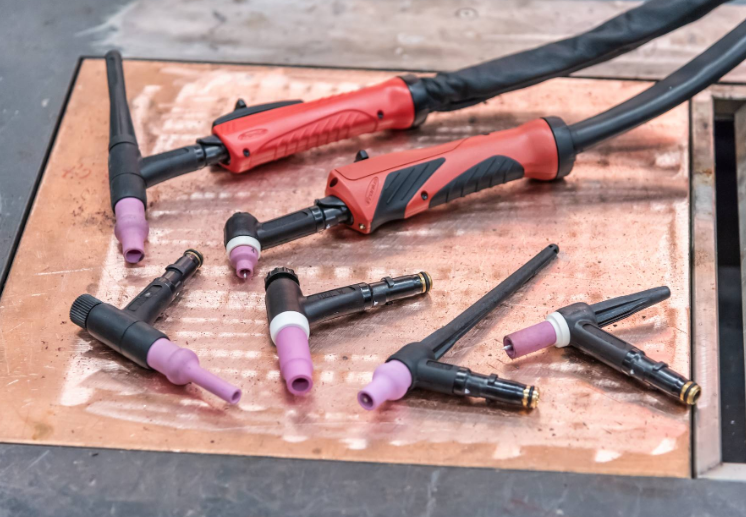 How does torch size affect TIG welding