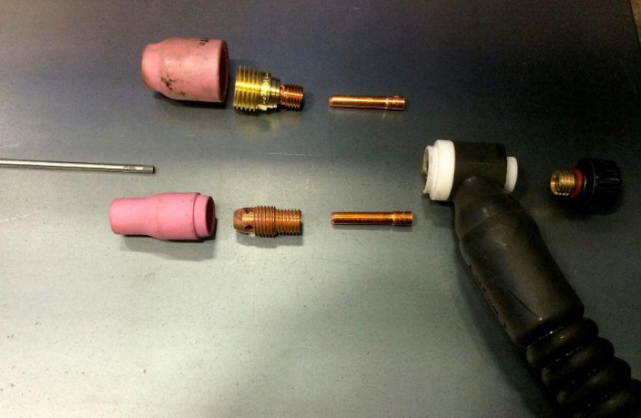 What are common issues with TIG welding torches