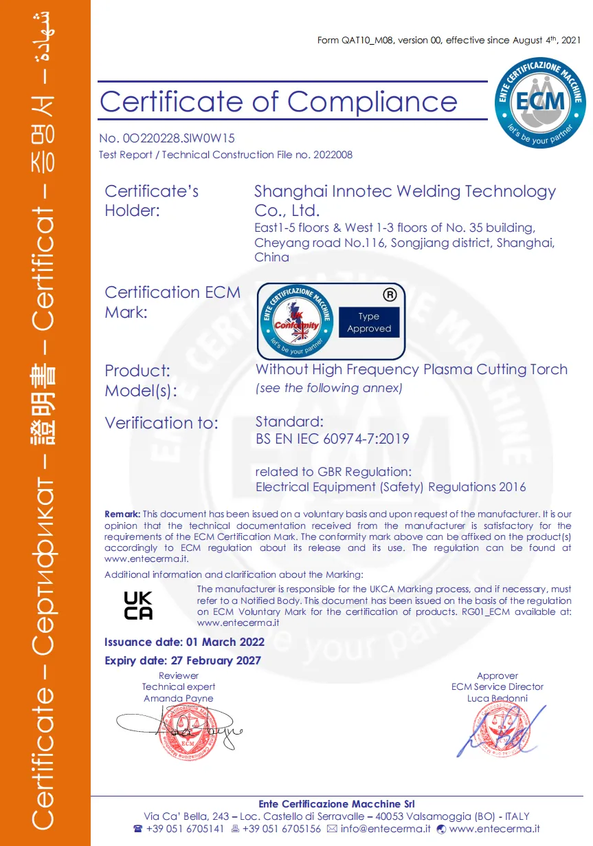 ECM Certificate