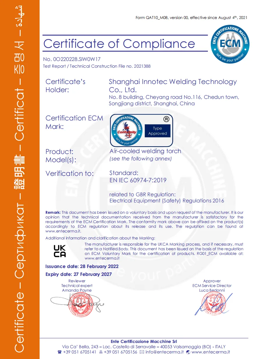 ECM Certificate